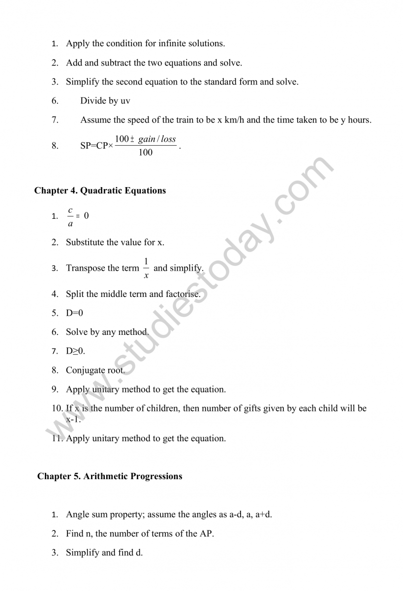 Cbse Class 10 Maths Hots Question Bank Set C Cbse Class 10 Maths Hots Question Bank Set C